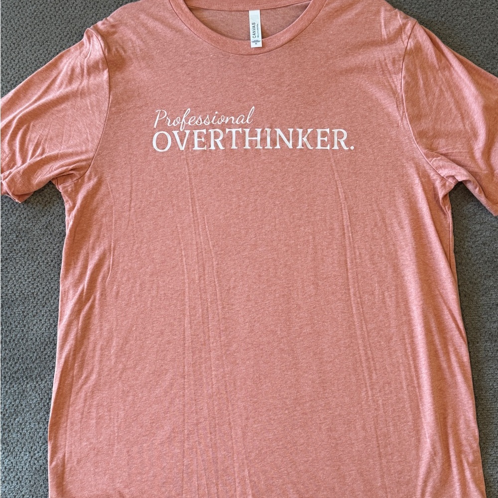 Professional Overthinker Men's Shirt - Rust